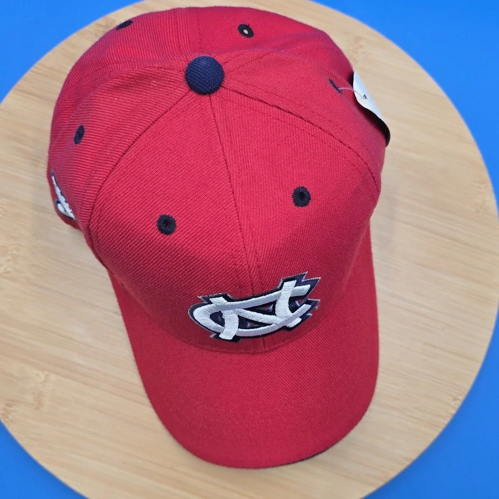 Vintage UNC‎ Tar Heels Hat Red Snapback Cap Big Boy Headgear NWT North Carolina